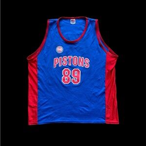 Vintage 1990 Detroit Pistons NBA Champions Jersey USA Coca-Cola Rare basketball